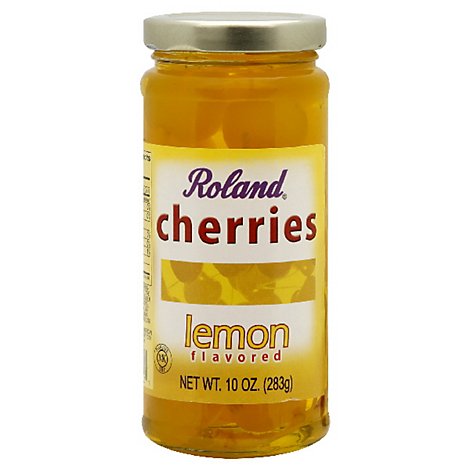 Roland Cherries Lemon Flavored - 10 Oz
