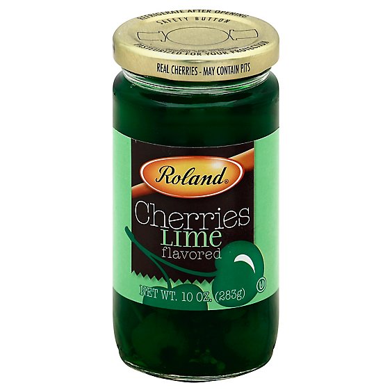 Roland Cherries Lime Flavored - 10 Oz