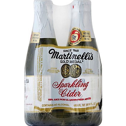 Martinellis Juice Gold Medal Sparkling Cider - 4-8.4 Fl. Oz. - Image 2