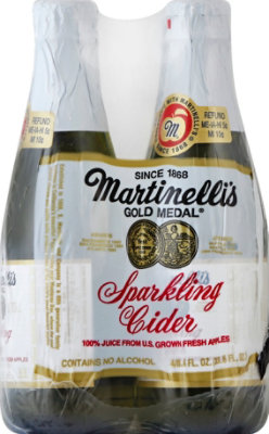 Martinellis Juice Gold Medal Sparkling Cider - 4-8.4 Fl. Oz. - Image 2