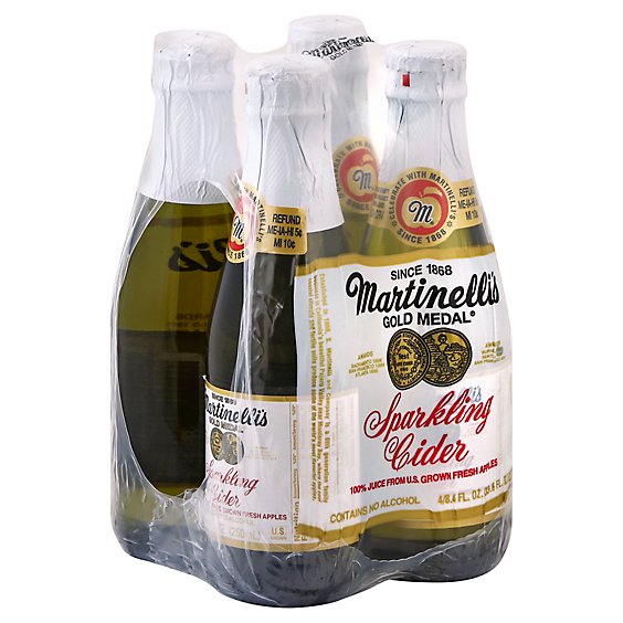 Martinellis Juice Gold Medal Sparkling Cider - 4-8.4 Fl. Oz.
