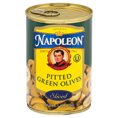 Napoleon Olives Sliced Green - 6.5 Oz - Image 3