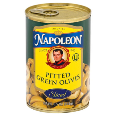 Napoleon Olives Sliced Green - 6.5 Oz