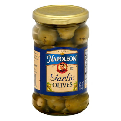 Napoleon Olives Stuffed Garlic - 6.5 Oz - Image 3