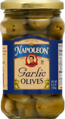 Napoleon Olives Stuffed Garlic - 6.5 Oz - Image 2