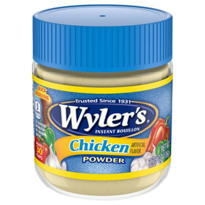 Wylers Bouillon Instant Chicken Flavor Powder - 3.75 Oz