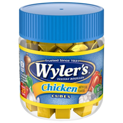 Wylers Bouillon Instant Chicken Flavor Cubes - 3.25 Oz