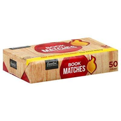 Esntl Book Matches - 50 Each