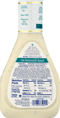Kens Steak House Dressing Lite Buttermilk Ranch - 16 Fl. Oz. - Image 5