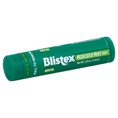 Blistex Balm Medicated Mint - 0.15 Oz - Image 1