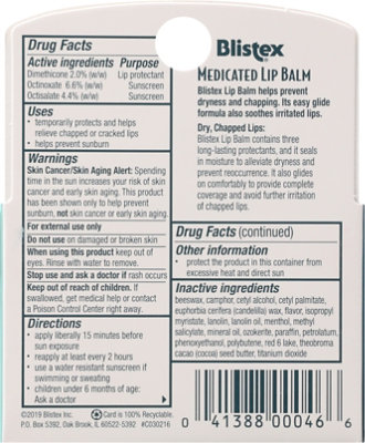 Blistex Lip Balm Medicated Spf 15 Value - 3-.15 Oz - Image 5