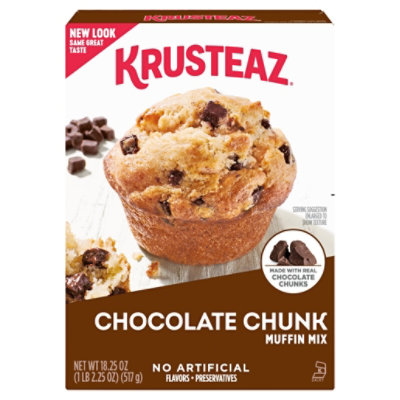 Krusteaz Chocolate Chunk Muffin Mix - 18.25 Oz - Image 1