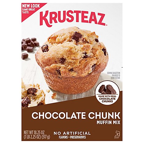 Krusteaz Chocolate Chunk Muffin Mix - 18.25 Oz