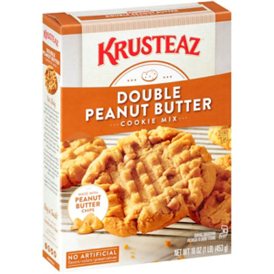 Krusteaz Cookie Mix Bakery Style Double Peanut Butter - 16 Oz