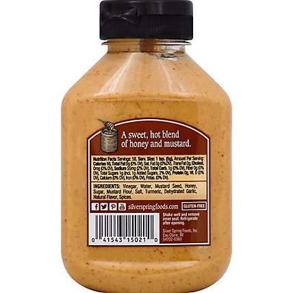 Silver Spring Mustard Honey Sweet & Hot - 10.25 Oz - Image 3