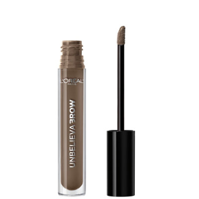 L'Oreal Paris Unbelieva Brow Longwear Waterproof Soft Brunette Tinted Brow Gel - 0.15 Oz - Image 1