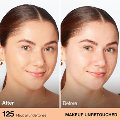 Maybelline Fit Me Dewy + Smooth Liquid Foundation Makeup with SPF 18 Nude Beige - 1 Fl. Oz. - Image 2