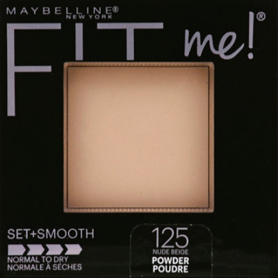 Maybelline Fit Me! Pressed Powder Nude Beige 125 - 0.3 Oz - Image 2