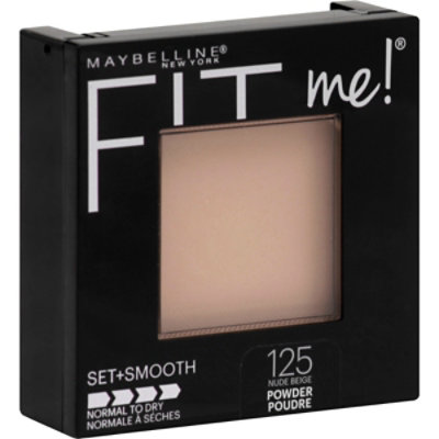 Maybelline Fit Me! Pressed Powder Nude Beige 125 - 0.3 Oz