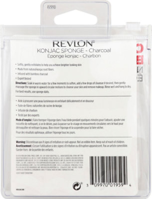 Revlon Konjac Sponge Charcoal - Each - Image 3