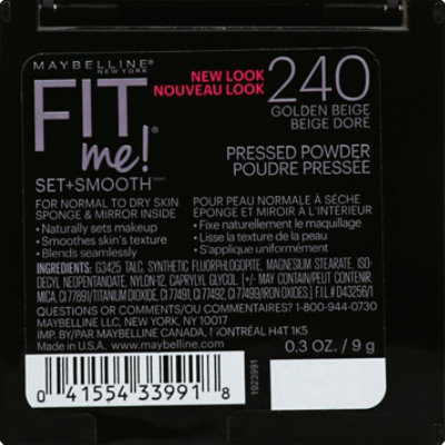Maybelline Fit Me Pressed Pwdr Golden Beige - .30 Oz - Image 3