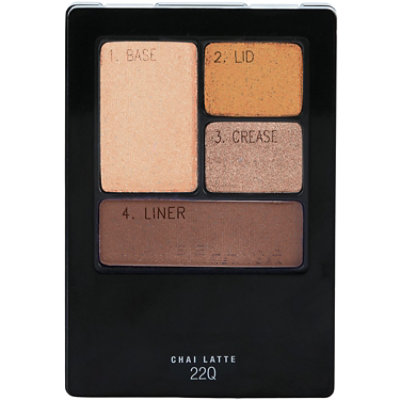 Maybelline Expert Wear Eyeshadow Quads Chai Latte - 0.17 Oz - Image 1