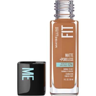 Maybelline Fit Me Matte Plus Poreless Coconut Liquid Foundation Makeup - 1 Oz - Image 1