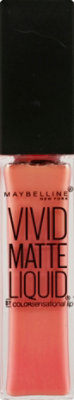 Maybelline Vivid Matte Liq Lipstk Pink Charge - 0.26 Oz