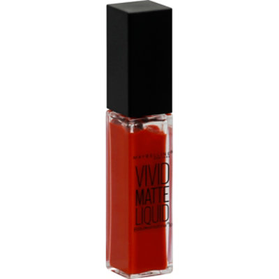 Maybelline New York Vivid Matte Liq Lipstick Orange Shot - 0.26 Oz