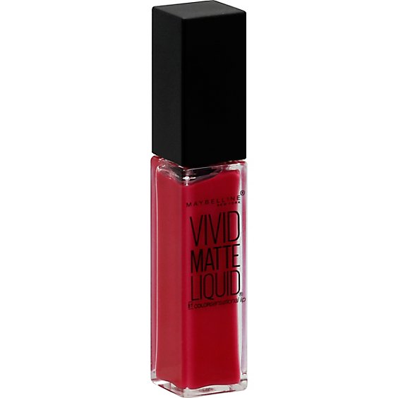Maybelline New York Vivid Matte Liq Lipstick Fuschia - 0.26 Oz
