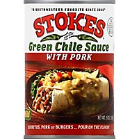 Stokes Green Chile Sauce With Pork Mild Can - 15 Oz - Image 2