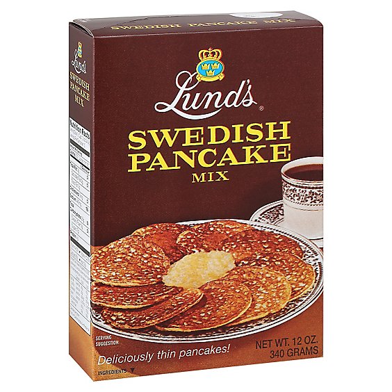 Lunds Pancake Mix Swedish - 12 Oz