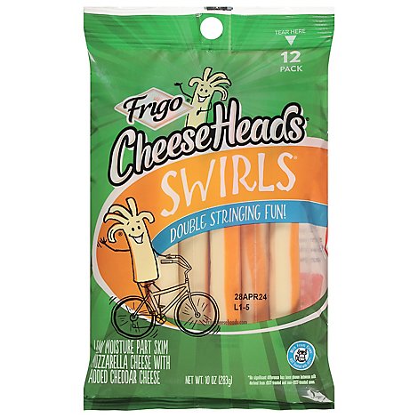 Frigo Swirls Cheese Heads - 10 Oz