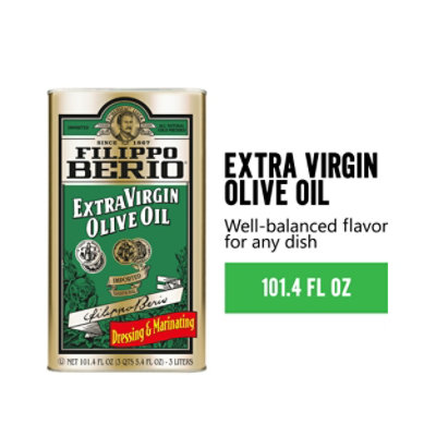 Filippo Berio Organic Olive Oil Extra Virgin - 101 Fl. Oz. - Image 1