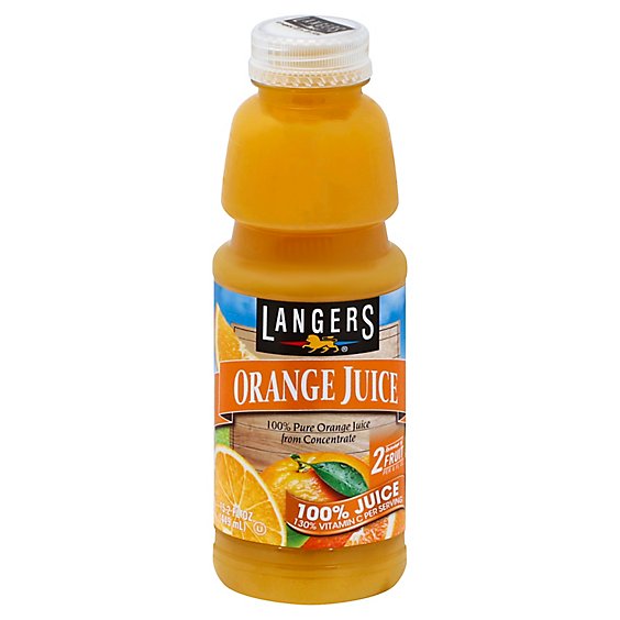 Langers Orange Juice - 16 Fl. Oz.