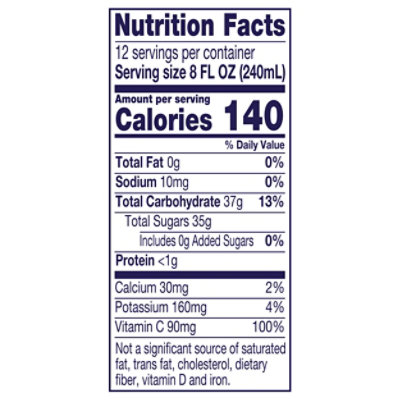 Welchs 100% Juice Grape Concord Grape - 96 Fl. Oz. - Image 3