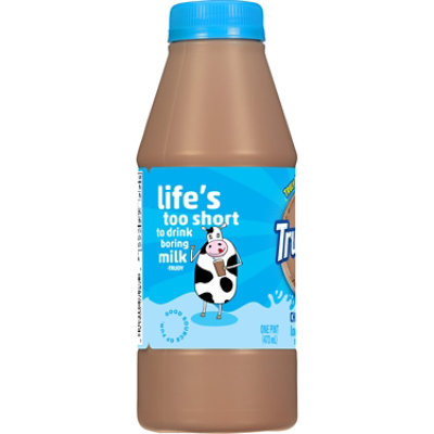 TruMoo Chocolate 1% Lowfat Milk - 1 Pint - Image 2