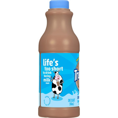 TruMoo Chocolate 1% Lowfat Milk - 1 Quart - Image 2