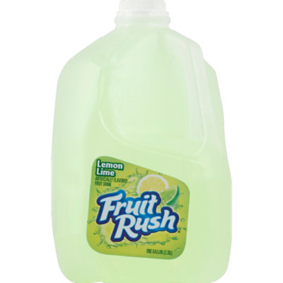 Fruit Rush Lemon Lime Drink Plastic Jug - 1 Gallon