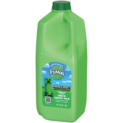 TruMoo Minecraft Vanilla Green Lowfat Mik - 0.5 Gallon - Image 4