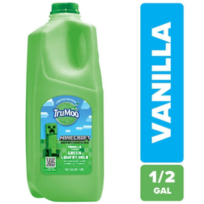 TruMoo Minecraft Vanilla Green Lowfat Mik - 0.5 Gallon - Image 3