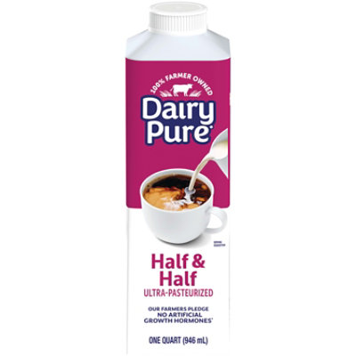 DairyPure Half and Half - 1 Quart
