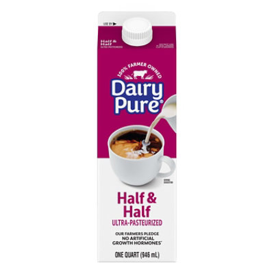 Dairypure Half Half 1 Quart 32 Fl Oz Randalls