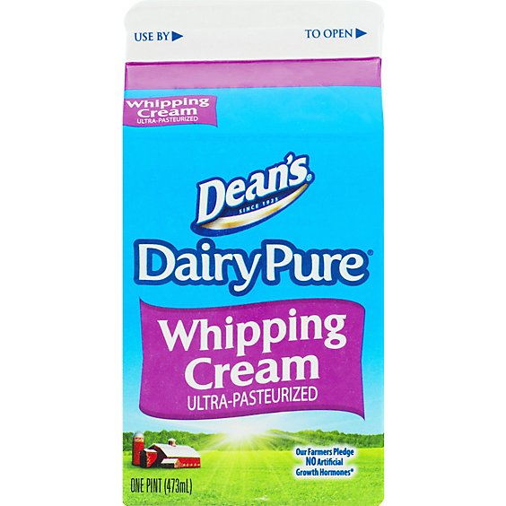 Dairy Pure Whipping Cream Heavy Cream Ultra-Pasteurized - 1 Pint