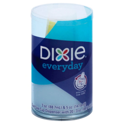 Dixie Everyday Cup Dispenser For 3 & 5 Ounce Cup With 20 3 Oz Paper Cups -  Each - Randalls