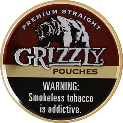 Grizzly Lc Straight Pouch Regular Stock - .82 Oz