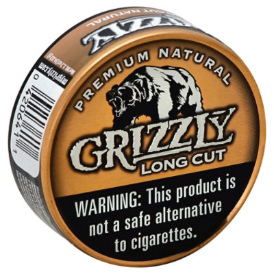 Grizzly 1900 Long Cut Can Albertsons