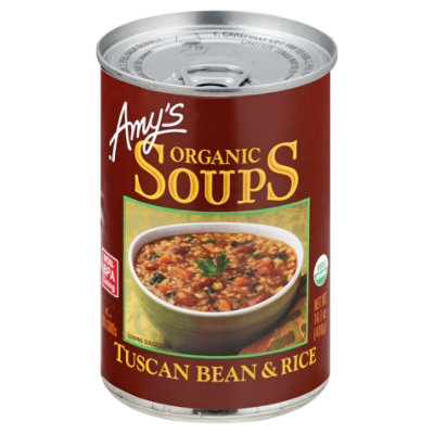 Amys Organic Soups Tuscan Bean & Rice - 14.1 Oz - Image 3
