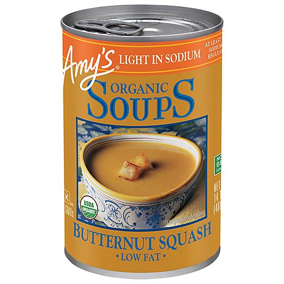 Amy's Light in Sodium Butternut Squash Soup - 14.1 Oz