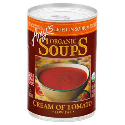 Amys Organic Soups Low Fat Light In Sodium Cream Of Tomato - 14.5 Oz - Image 3